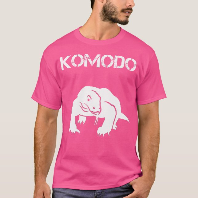 Niedlich Komodo Dragon T-Shirt (Vorderseite)