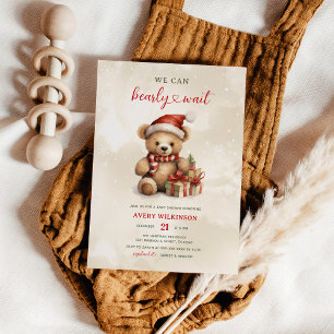 Niedlich können wir frühzeitig auf Weihnachtsdusch Einladung