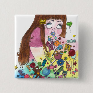 Niedlich kotzen Sie Button