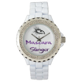 Niedlich Kristall Watch Mascara Slinger Armbanduhr