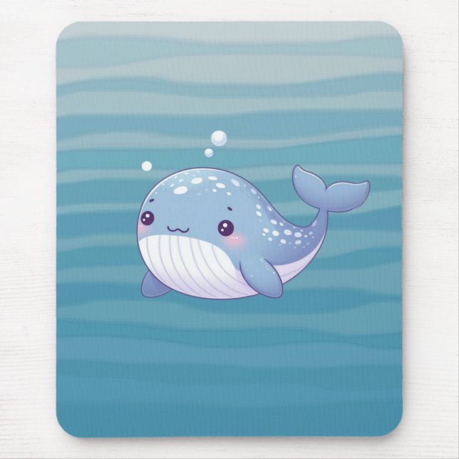 Niedlich, Küstenwal/Seeschifffahrt Mousepad (Vorne)