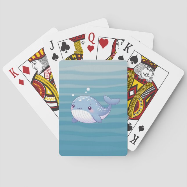 Niedlich, Küstenwal/Seeschifffahrt Spielkarten (Rückseite)