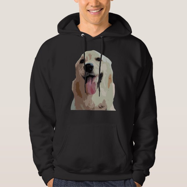 Niedlich Labrador 193 Hoodie (Vorderseite)