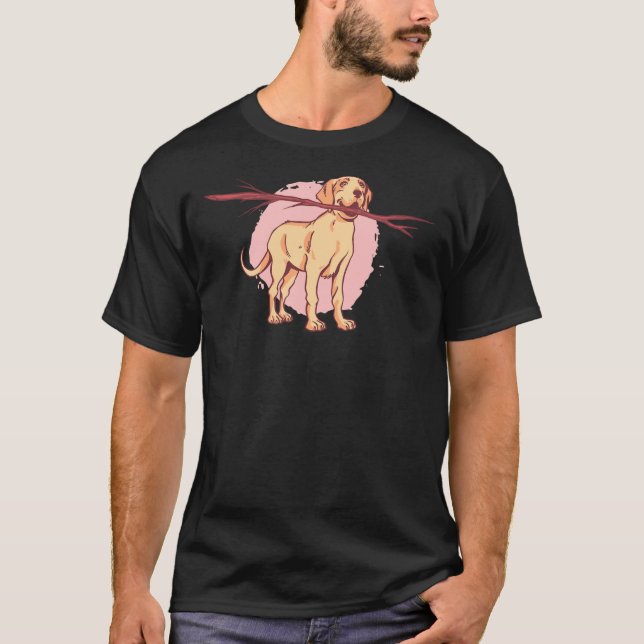 Niedlich Labrador Retriever 194 T-Shirt (Vorderseite)