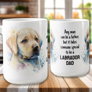 Niedlich LABRADOR VATER Hund Lover Gelbe Labrador Kaffeetasse