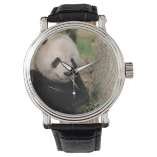 Niedlich Lächeln Panda Armbanduhr