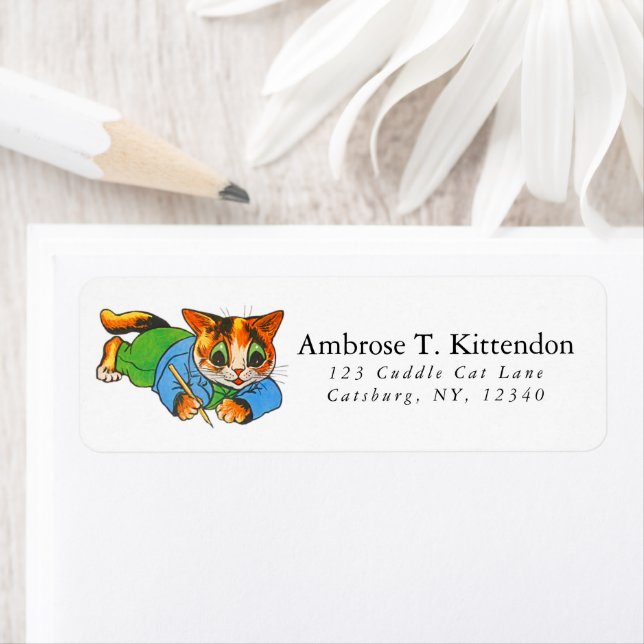 Niedlich Lächeln Retro 1930 Cartoon Katzenschrifts (Insitu)