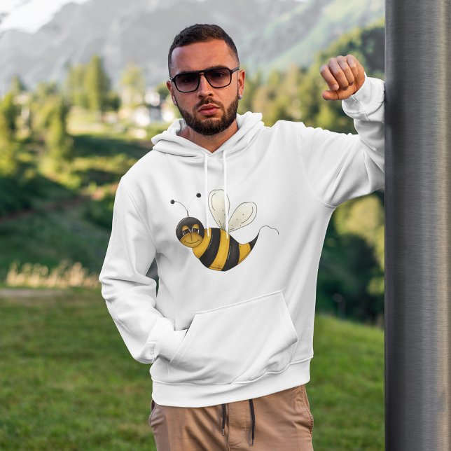 Niedlich Lächelnde Bienenhoodie Hoodie (Von Creator hochgeladen)
