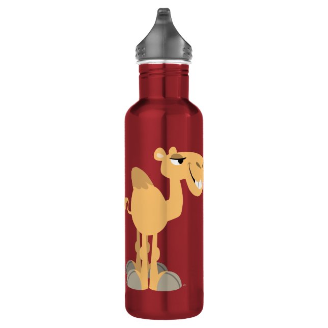 Niedlich Lächelnder Cartoon Camel Trinkflasche (Rechts)