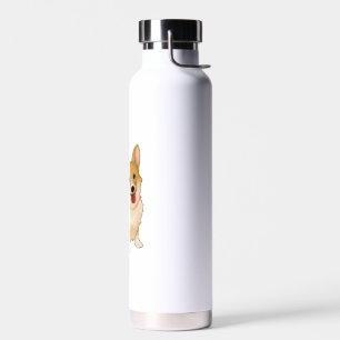 Niedlich lächelnder Korgi Trinkflasche