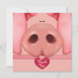 Niedlich Lady Piggy Vielen Dank