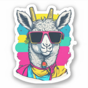 Niedlich Lama Sticker