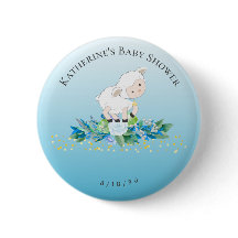 Niedlich Lamb Blue Floral Boy Baby