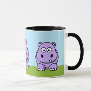 Niedlich Lavender Hippo Tasse