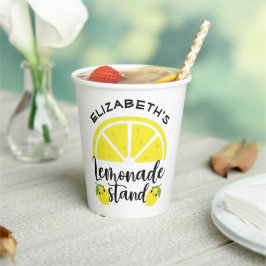 Niedlich Lemon Lemonade Stand Pappbecher