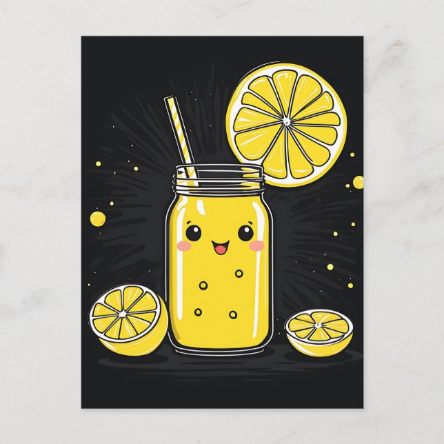 Niedlich Lemonade Postkarte (Vorderseite)