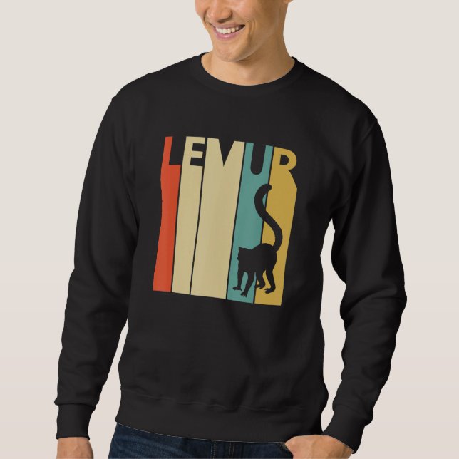 Niedlich Lemur Animal Sweatshirt (Vorderseite)