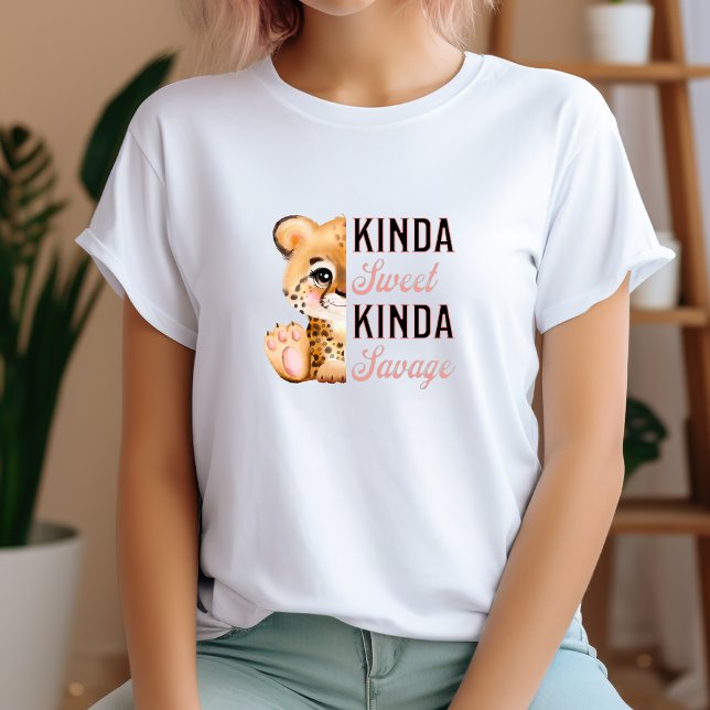 Niedlich Leopard Feminist Pink Family Matching Fun T-Shirt (Von Creator hochgeladen)