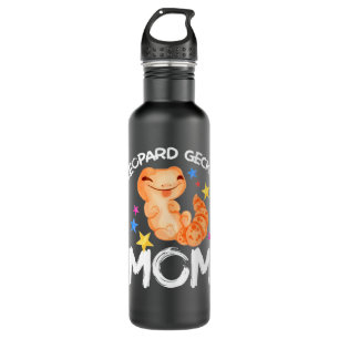 Niedlich Leopard Gecko Mama Reptile Gecko Tierleop Edelstahlflasche