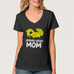 Niedlich Leopard Gecko Mama Reptile Gecko Tierleop T-Shirt