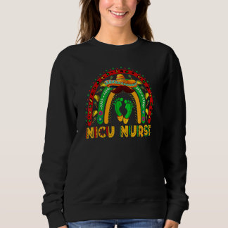 Niedlich Leopard Rainbow Cactus Nicu Nurse Cinco D Sweatshirt