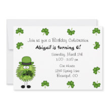 Niedlich Leprechaun Irish St Patrick's Day Geburts