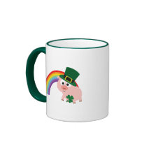 Niedlich Leprechaun Pig