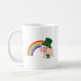 Niedlich Leprechaun Pig Tasse