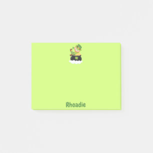 Niedlich Leprechaun St. Patty's Day Post-it Klebezettel