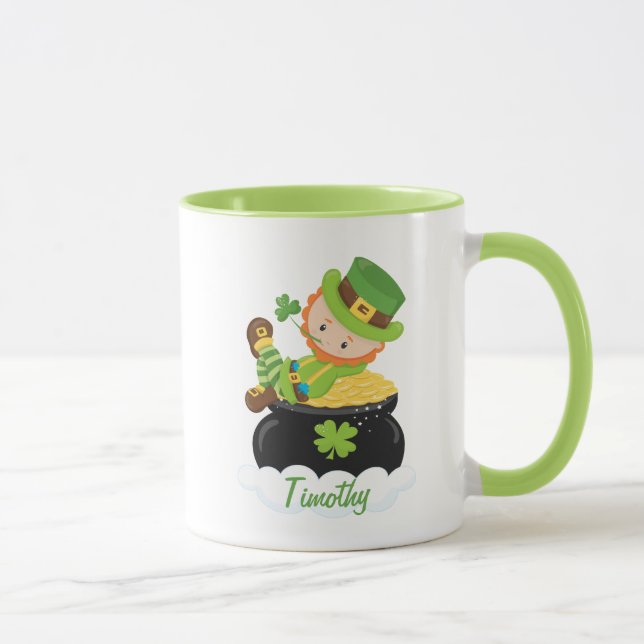 Niedlich Leprechaun Tasse (Rechts)