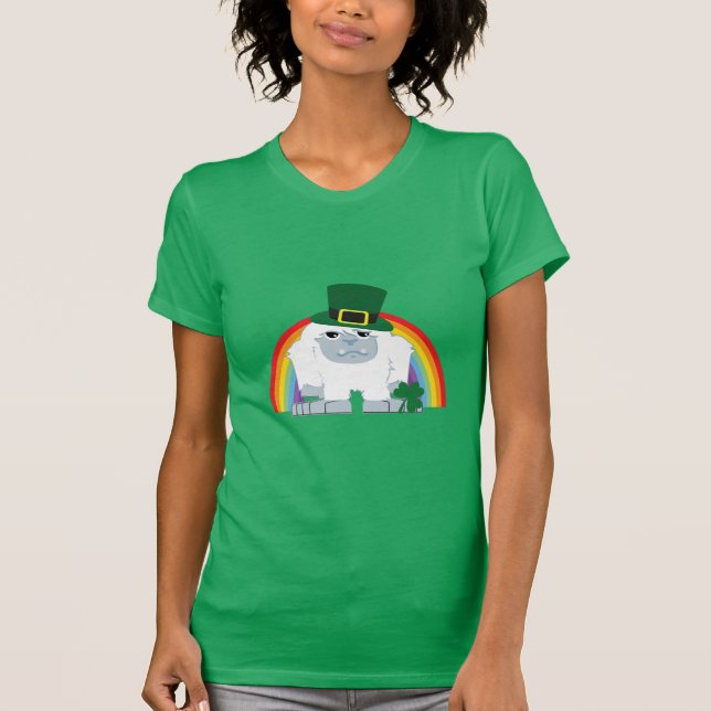 Niedlich Leprechaun Yeti T-Shirt (Vorderseite)