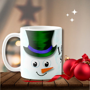 Niedlich Let it Schnee Weihnachten Schneemann Kaffeetasse