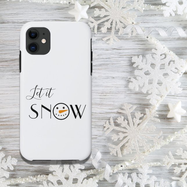 Niedlich Let it Snow Snowman Case-Mate iPhone Hülle (Von Creator hochgeladen)