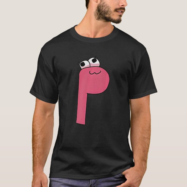 Niedlich Letter P Alphabet Lore T-Shirt (Vorderseite)