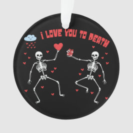 Niedlich Liebe ich Sie zum Valloween Valentinstag Ornament