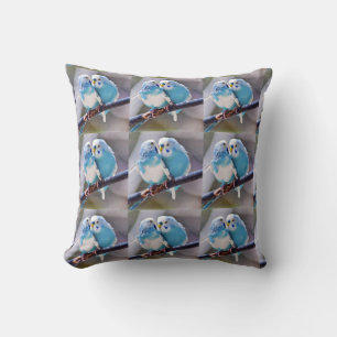 NIEDLICH **LIEBE VÖGEL*** PILLOW AUF RÜCKSEITE KISSEN