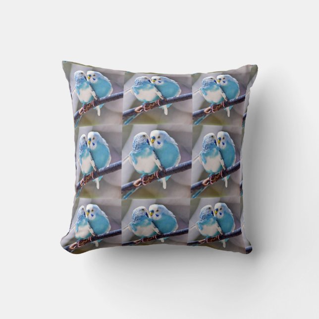 NIEDLICH **LIEBE VÖGEL*** PILLOW AUF RÜCKSEITE KISSEN (Vorderseite)
