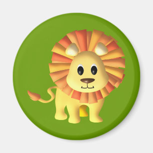 Niedlich Lil Lion Magnet