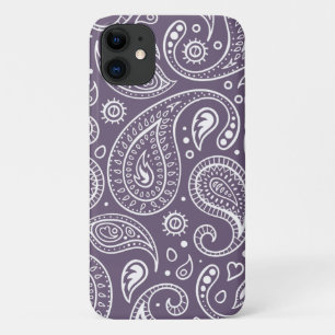 Niedlich Lila Paisley Pattern Case-Mate iPhone Hülle