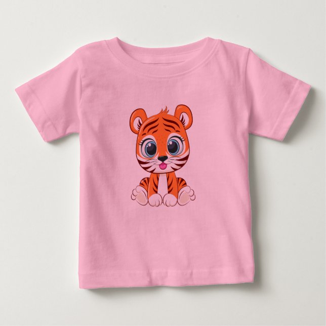 Niedlich Lion Baby T - Shirt (Vorderseite)