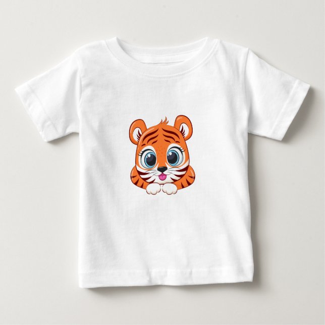 Niedlich Lion Baby T - Shirt (Vorderseite)