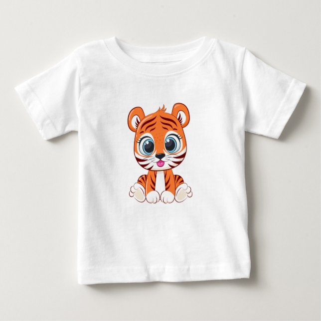 Niedlich Lion Baby T - Shirt (Vorderseite)