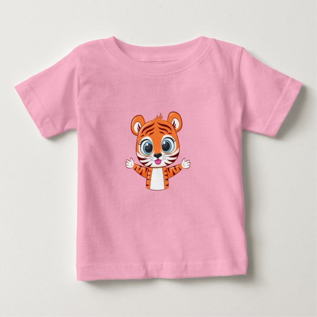 Niedlich Lion Baby T - Shirt (Vorderseite)