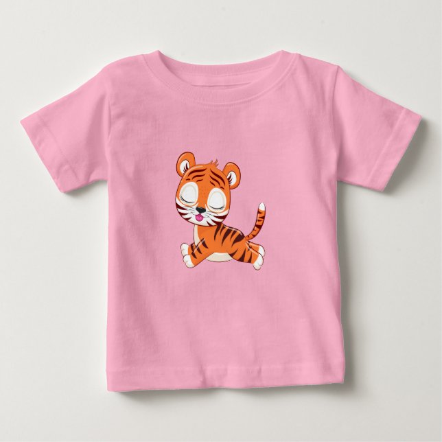 Niedlich Lion Baby T - Shirt (Vorderseite)