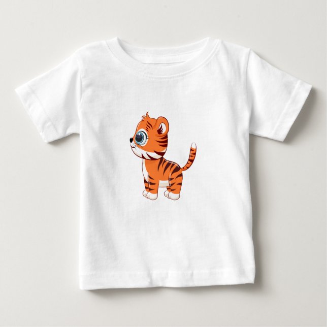 Niedlich Lion Baby T - Shirt (Vorderseite)