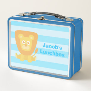 Niedlich Lion Boy Personalisiert Lunch Box