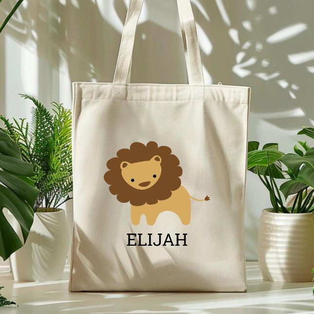 Niedlich Lion Kids Personalisiert Tragetasche (Von Creator hochgeladen)