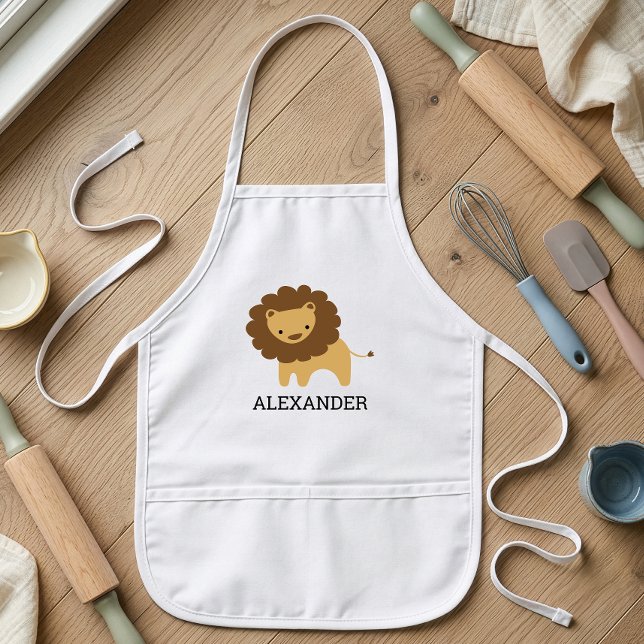 Niedlich Lion Personalisiert Kinderschürze (Von Creator hochgeladen)