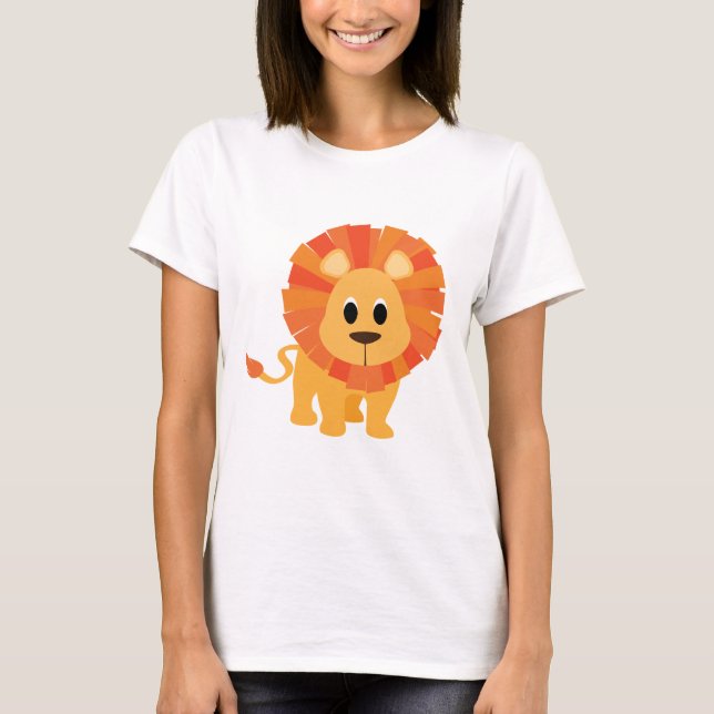 Niedlich Lion T - Shirt (Vorderseite)