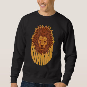 Niedlich Lion Wildlife Animals Jungles King Roarrs Sweatshirt